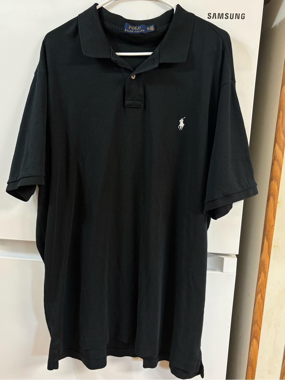 Polo by Ralph Lauren Black Polo with White Pony Logo
